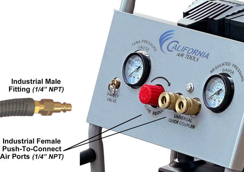 CALIFORNIA AIR TOOLS 10020C Ultra Quiet Oil-Free Powerful 2.0 Hp 10 Gallon Air Compressor