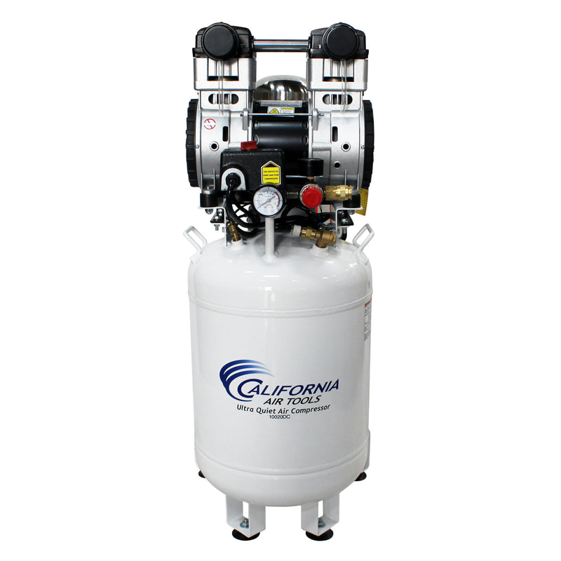 California Air Tools 10020DC 2 HP 10 Gallon Oil-Free Air Compressor with 80% Air Dryer