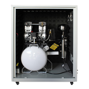 California Air Tools 10020DSPC 2.0 HP 10 Gallon Oil-Free Air Compressor with Air Dryer and Soundproof Cabinet