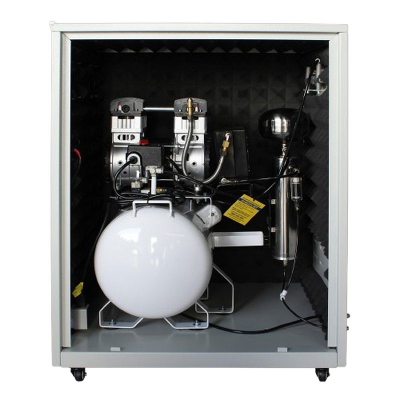 California Air Tools 10020DSPCAD 2.0 HP 10 Gallon Oil-Free Air Compressor with Air Dryer, Auto Drain, and Soundproof Cabinet