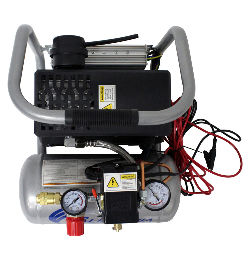 California Air Tools 12 Volt Light & Quiet 12V1P10S Portable Air Compressor