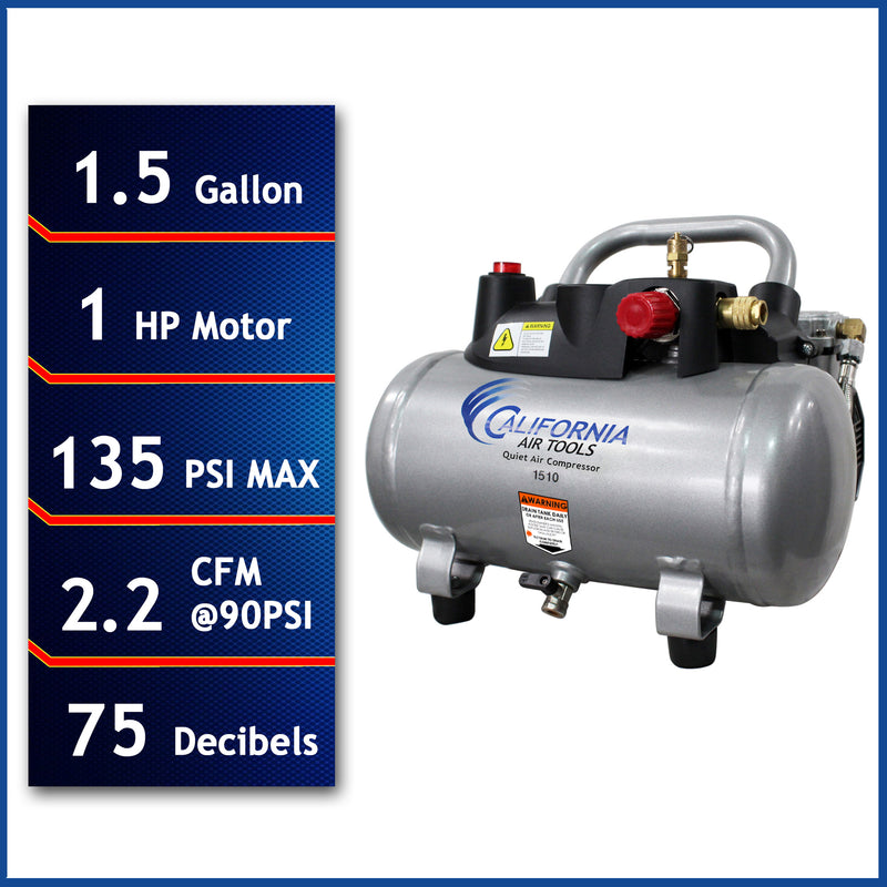 California Air Tools 1510 Quiet Air Compressor