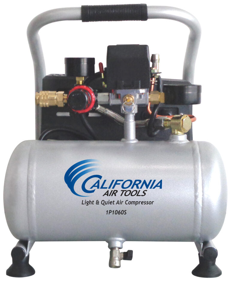 California Air Tools Light & Ultra Quiet 1P1060S Portable Air Compressor