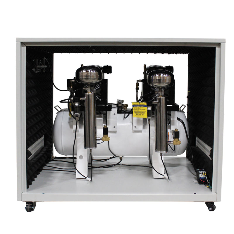California Air Tools 20040DSPCAD 4.0 HP 20 Gallon Oil-Free Air Compressor with Air Dryer, Auto Drain, and Soundproof Cabinet
