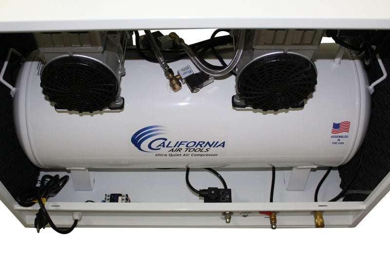 California Air Tools 20040SPCAD 4.0 HP 20 Gallon Oil-Free Air Compressor with Auto Drain and Soundproof Cabinet