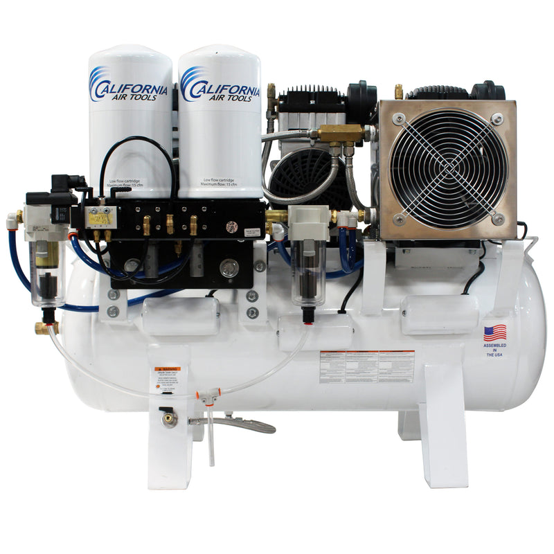 CALIFORNIA AIR TOOLS 20060DCC Powerful 6.0 Hp Ultra Quiet, Ultra Dry & Oil-Free 20-Gallon Air Compressor with 98% Air Drying System