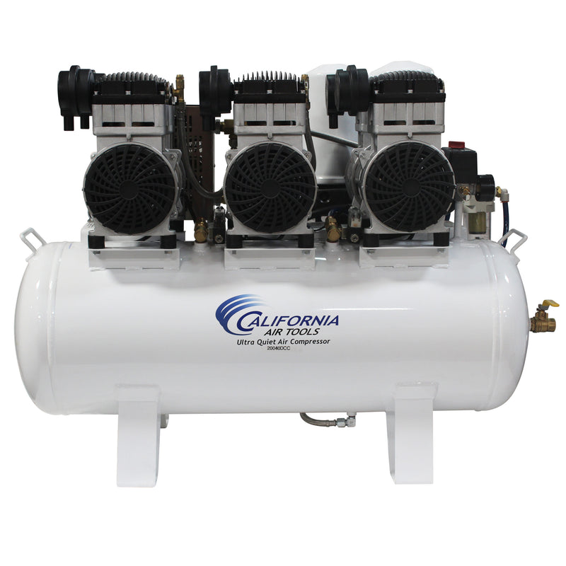 CALIFORNIA AIR TOOLS 20060DCC Powerful 6.0 Hp Ultra Quiet, Ultra Dry & Oil-Free 20-Gallon Air Compressor with 98% Air Drying System
