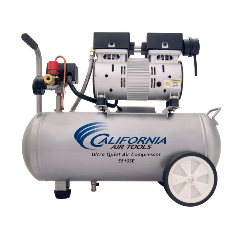California Air Tools 6010LFC 1 HP 6 Gallon Oil-Free Air Compressor