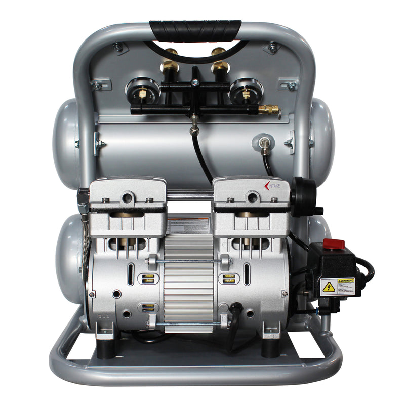 CALIFORNIA AIR TOOLS 4610ALFC Ultra Quiet 1.0 Hp, Oil-Free, Lightweight 4.6 Gallon Air Compressor (Industrial Series)