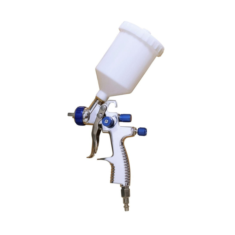California Air Tools 8010PK 1 HP 8 Gallon Oil-Free Air Compressor and LVLP Spray Gun Kit