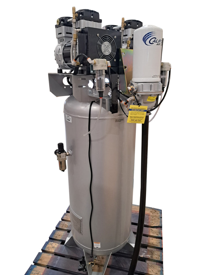 California Air Tools 60040DCADC 4.0 HP 60 Gallon Oil-Free Air Compressor with 98% Air Drying System