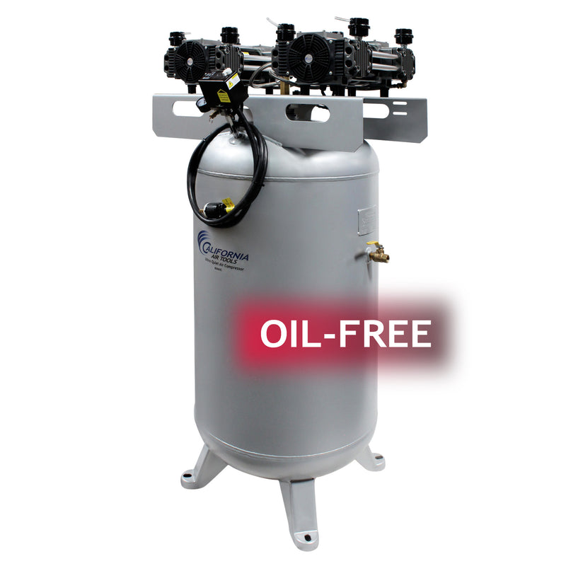 California Air Tools 80060C 6.0 HP 80 Gallon Oil-Free Stationary Air Compressor