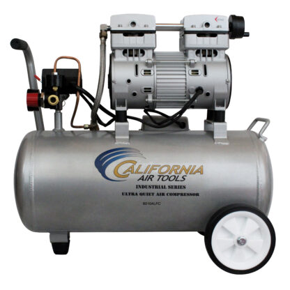 CALIFORNIA AIR TOOLS 8010ALFC Ultra Quiet 1.0 Hp, Oil-Free, Lightweight Aluminum 8-Gallon Air Compressor (Industrial Series)