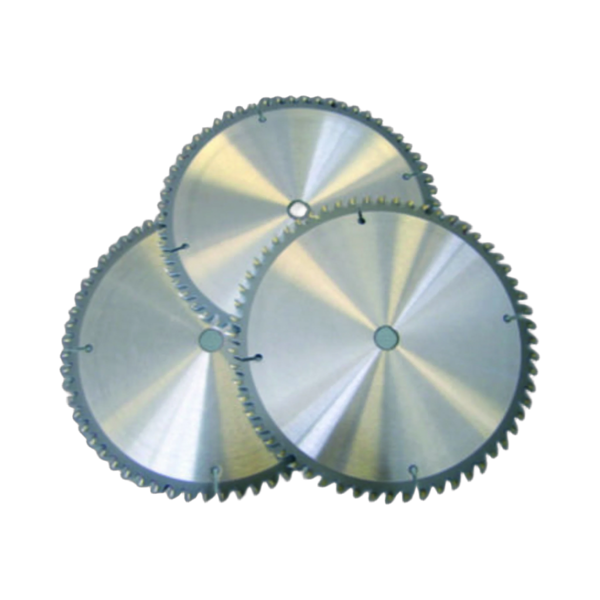 Safety Speed Wood, plastics, aluminum 3-60 tooth carbide blades BLADE PACKAGE – front