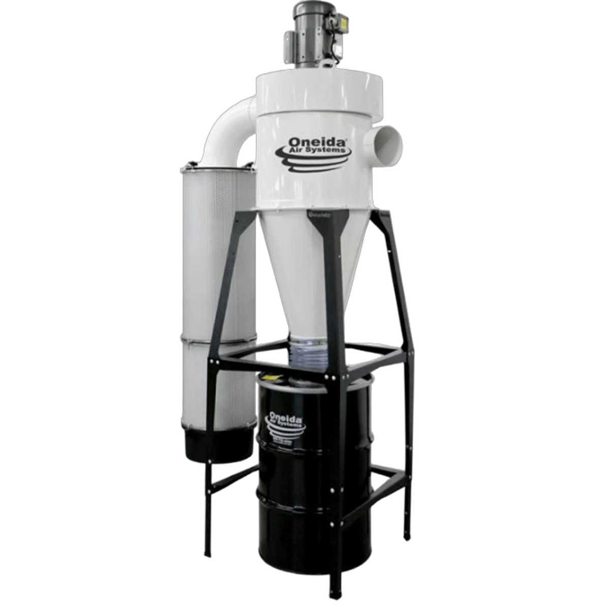 Oneida 5hp High Vacuum Freestanding Cyclone Dust Collector – front