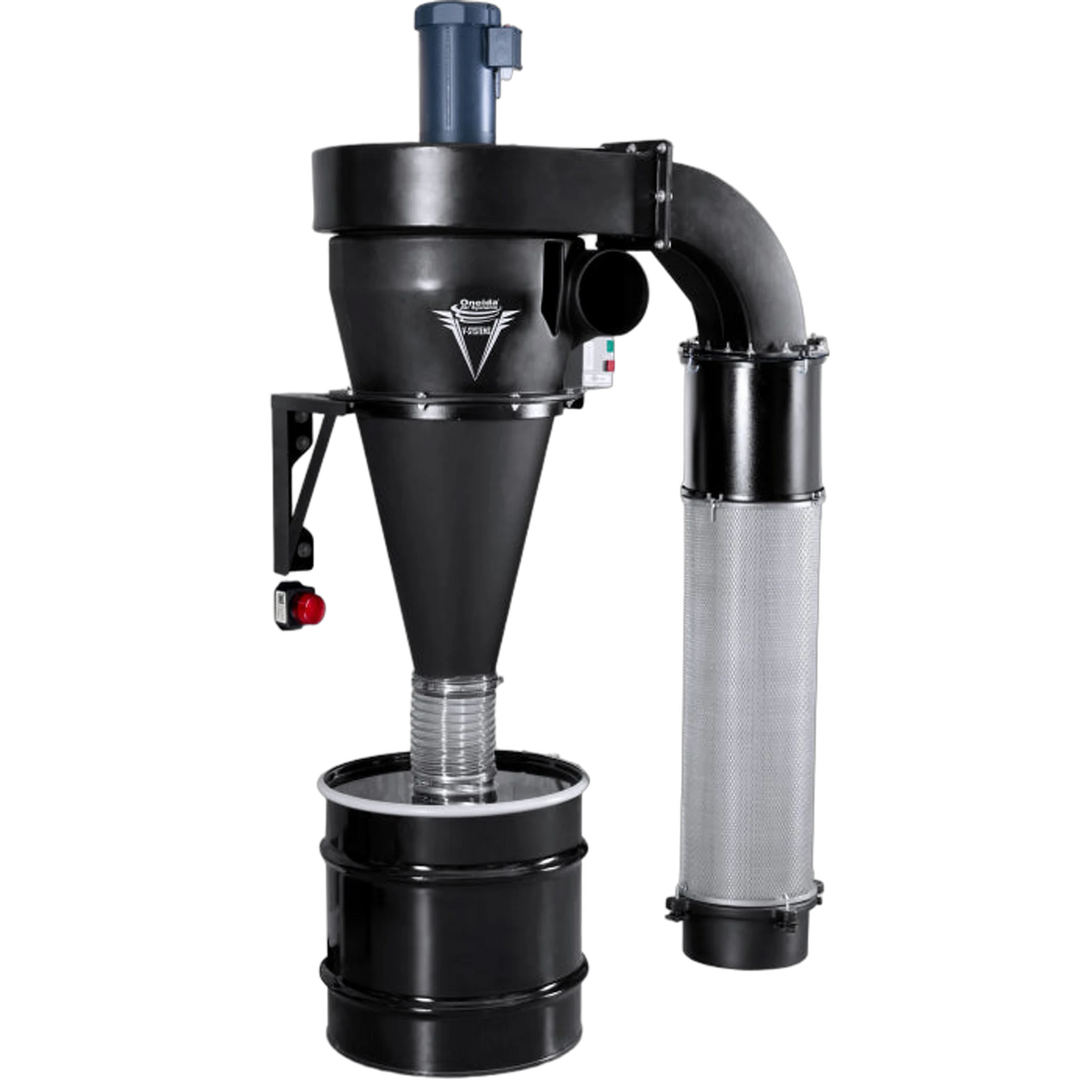 Oneida 3hp 230V V-System 3000 HEPA-GFM Cyclone Dust Collector – front