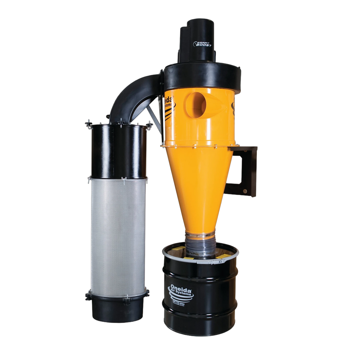 Oneida 5hp 1ph Dust Gorilla Pro SMART Boost HEPA-GFM Cyclone Dust Collector – front
