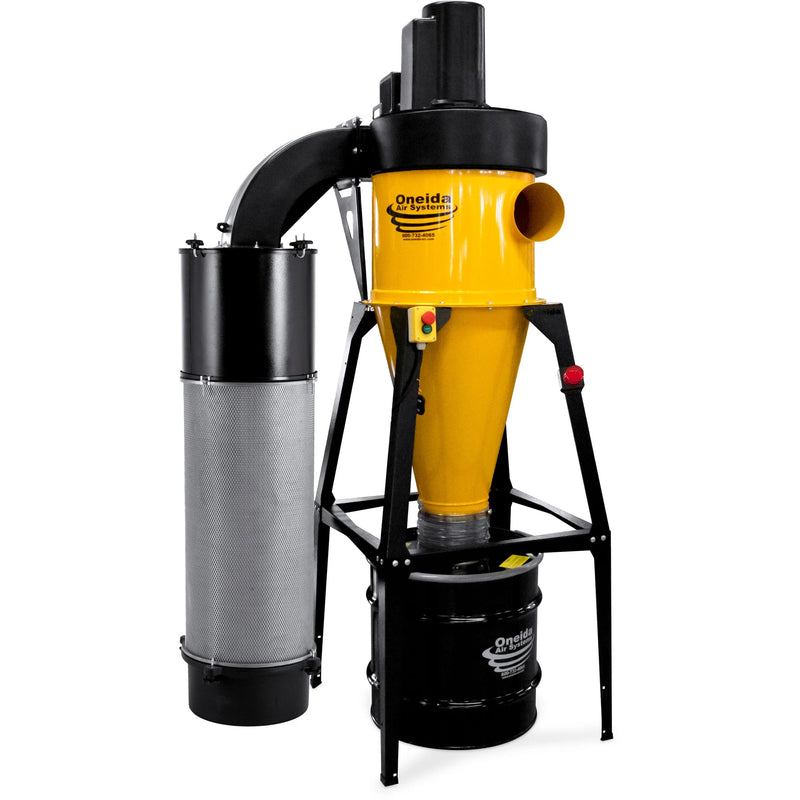 Oneida 5hp 1ph Dust Gorilla Pro SMART Boost HEPA-GFM Cyclone Dust Collector – alternate view 3