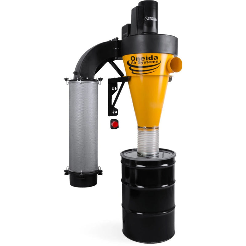 Oneida 3HP V-System 3000 SMART Boost HEPA-GFM Cyclone Dust Collector – alternate view 2