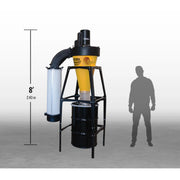 Oneida 3HP V-System 3000 SMART Boost HEPA-GFM Cyclone Dust Collector – alternate view 6