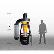 Oneida 3HP V-System 3000 SMART Boost HEPA-GFM Cyclone Dust Collector – alternate view 7