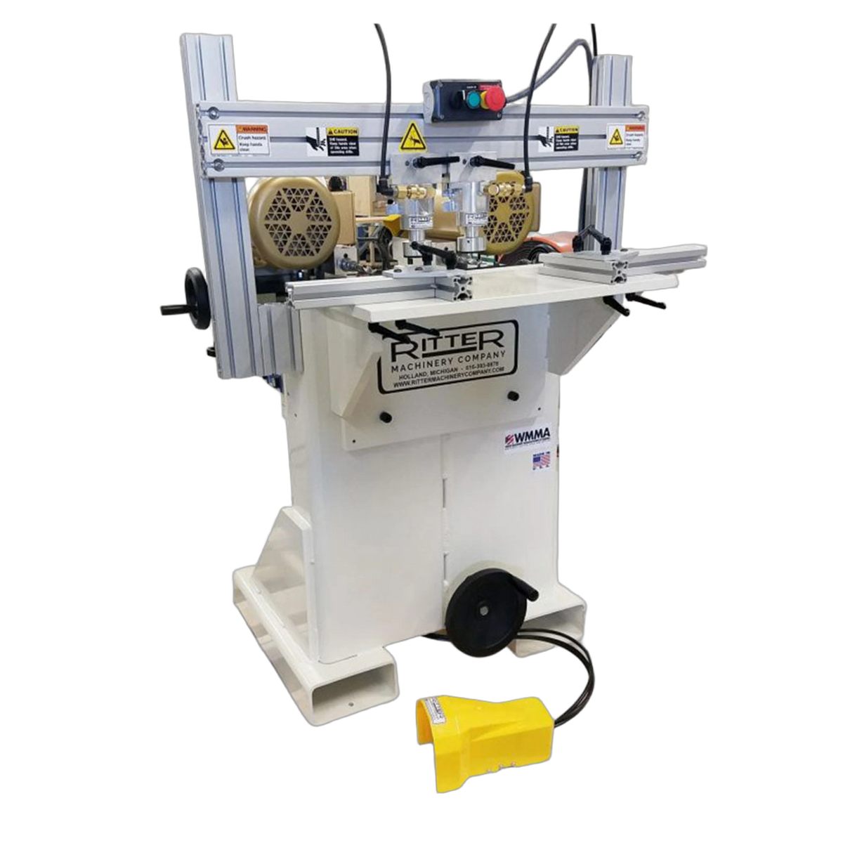 Ritter R8021 Double Spindle Horizontal Borer - Adjustable Centers 2" to 11" – front