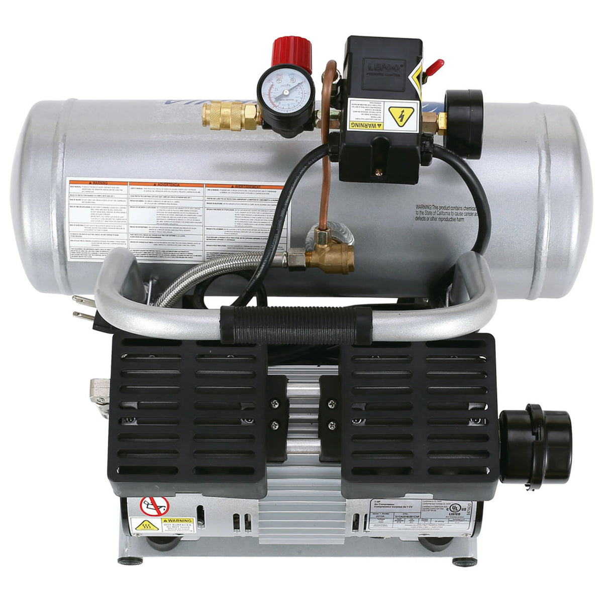 California Air Tools 2010A 1 HP 2 Gallon Oil-Free Air Compressor – alternate view 6