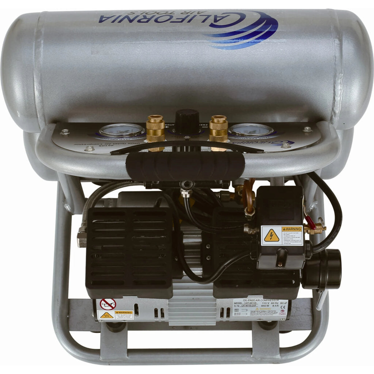 California Air Tools 4610S 1 HP 4.6 Gallon Oil-Free Air Compressor – alternate view 8
