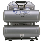 California Air Tools 4610AC 1 HP 4.6 Gallon Oil-Free Aluminum Air Compressor – front