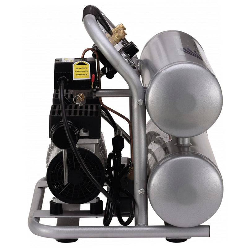 California Air Tools 4610AC 1 HP 4.6 Gallon Oil-Free Aluminum Air Compressor – alternate view 6