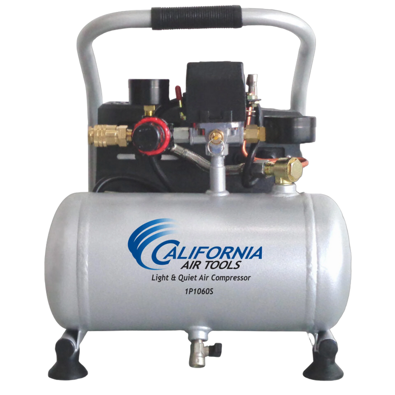 California Air Tools 1P1060S 0.6 HP 1 Gallon Oil-Free Portable Air Compressor – front
