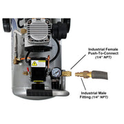California Air Tools 4710W 1 HP 4.7 Gallon Oil-Free Air Compressor – alternate view 4