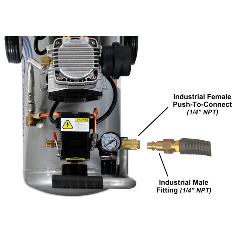 California Air Tools 4710W 1 HP 4.7 Gallon Oil-Free Air Compressor – alternate view 4