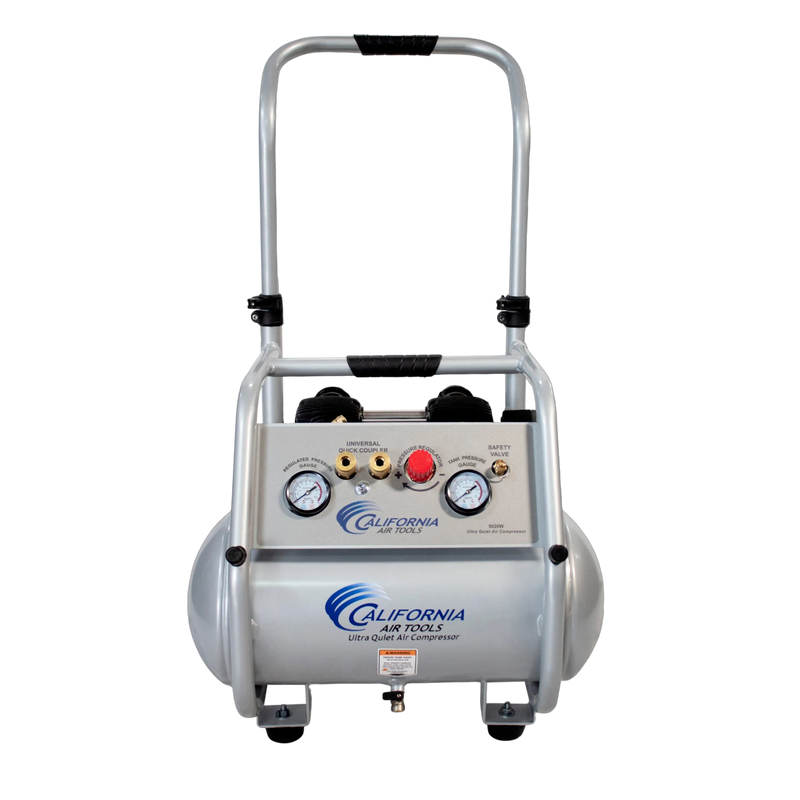California Air Tools 5020W 2 HP 5 Gallon Oil-Free Air Compressor – front