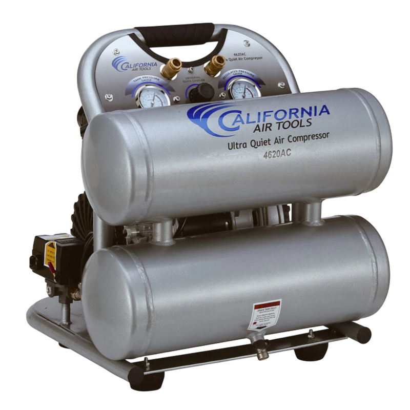 California Air Tools 4620AC 2 HP 4.6 Gallon Oil-Free Aluminum Air Compressor – alternate view 2