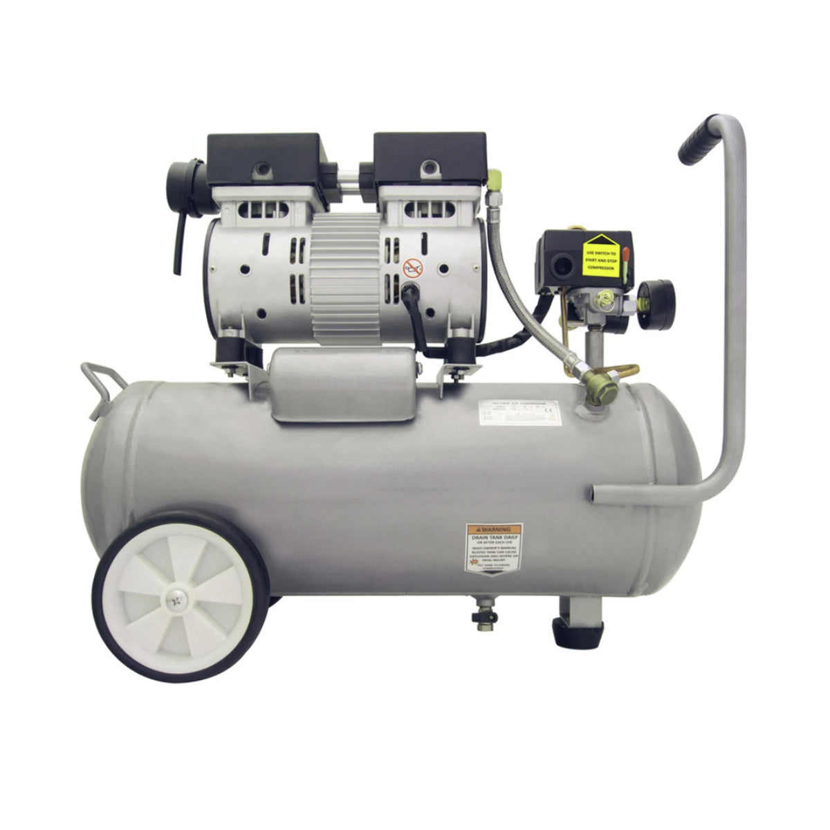 California Air Tools 6010LFC 1 HP 6 Gallon Oil-Free Air Compressor – alternate view 5