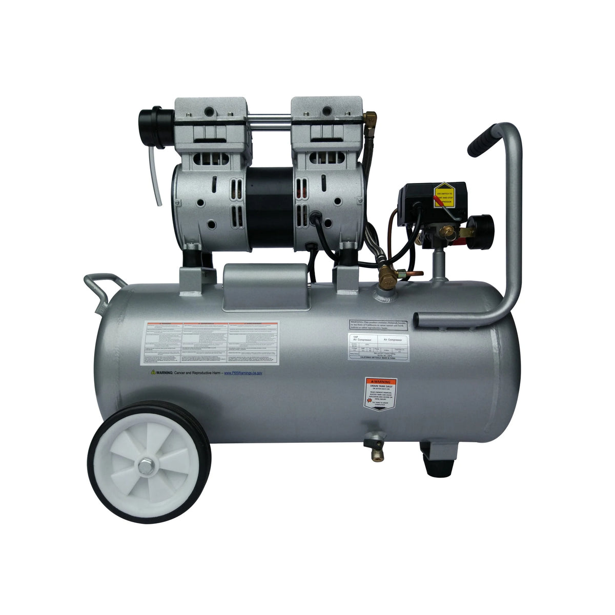 California Air Tools 8010A 1 HP 8 Gallon Oil-Free Aluminum Air Compressor – alternate view 10