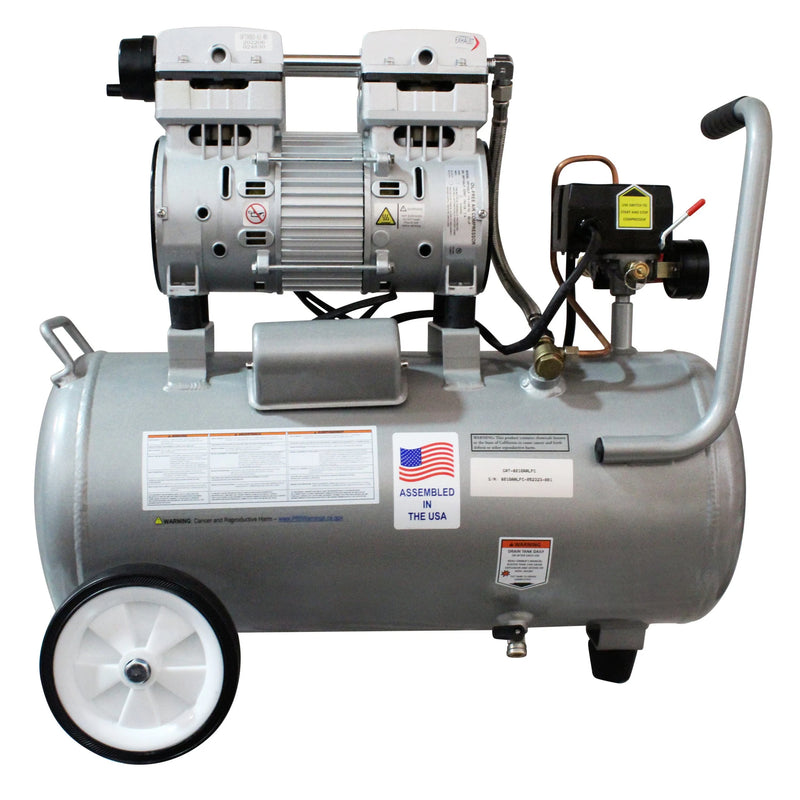 California Air Tools 8010ALFC 1 HP 8 Gallon Oil-Free Aluminum Air Compressor – alternate view 3