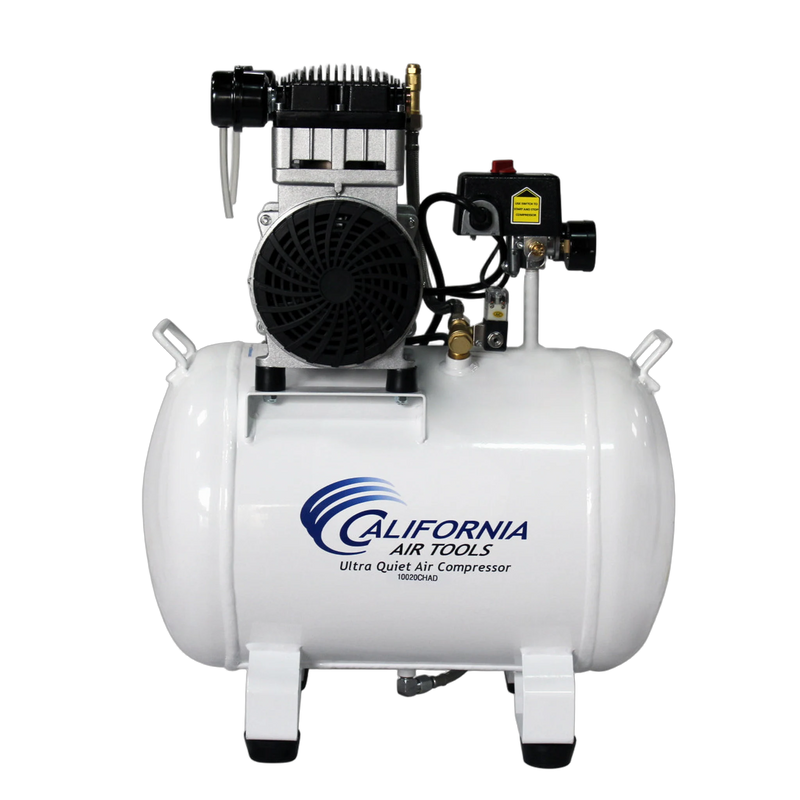 California Air Tools 10020CHAD 2 HP 10 Gallon Oil-Free Air Compressor with Automatic Drain Valve – front