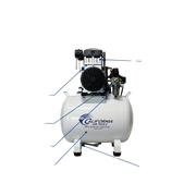 California Air Tools 10020HDCADC 2 HP 10 Gallon Oil-Free Air Compressor with 98% Air Drying System and Automatic Drain Valve – alternate view 7