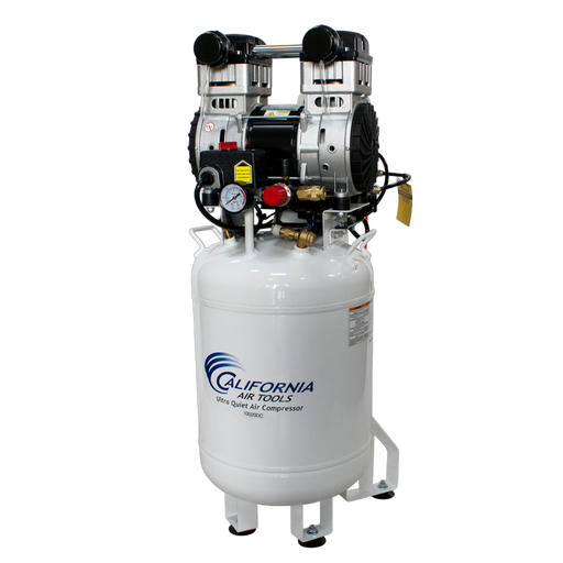 California Air Tools 10020DC 2 HP 10 Gallon Oil-Free Air Compressor with 80% Air Dryer – front