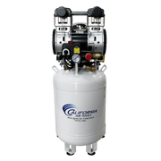 California Air Tools 10020DC-22060 2 HP 10 Gallon Oil-Free Air Compressor with 80% Air Dryer – front