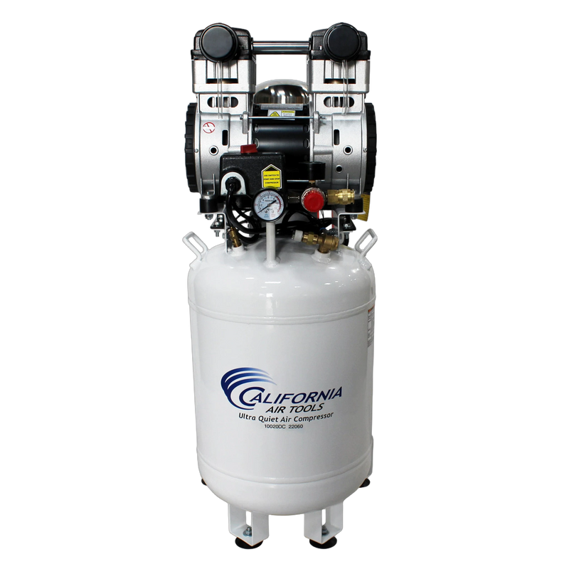 California Air Tools 10020DC-22060 2 HP 10 Gallon Oil-Free Air Compressor with 80% Air Dryer – front