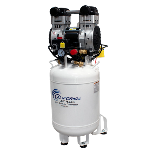 California Air Tools 10020DCAD 2 HP 10 Gallon Oil-Free Air Compressor with 80% Air Dryer & Auto Drain – front