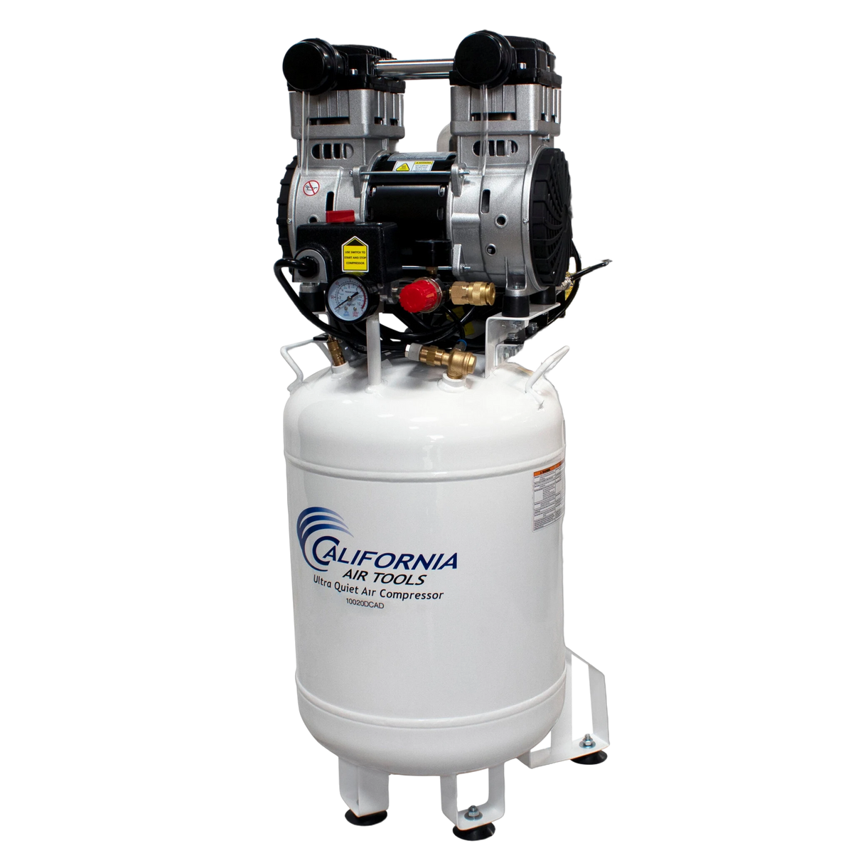 California Air Tools 10020DCAD-22060 2 HP 10 Gallon Oil-Free Air Compressor with 80% Air Dryer & Auto Drain – front