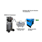California Air Tools 20015 1.5 HP 20 Gallon Oil-Free Portable Air Compressor – alternate view 10