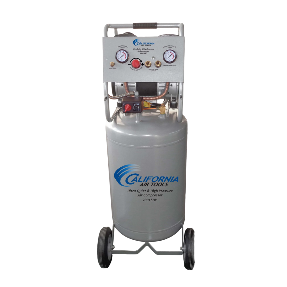 California Air Tools 20015HP 1.5 HP 20 Gallon Oil-Free Air Compressor – front