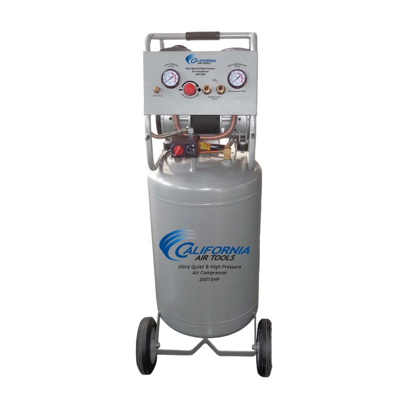 California Air Tools 20015HP 1.5 HP 20 Gallon Oil-Free Air Compressor – front