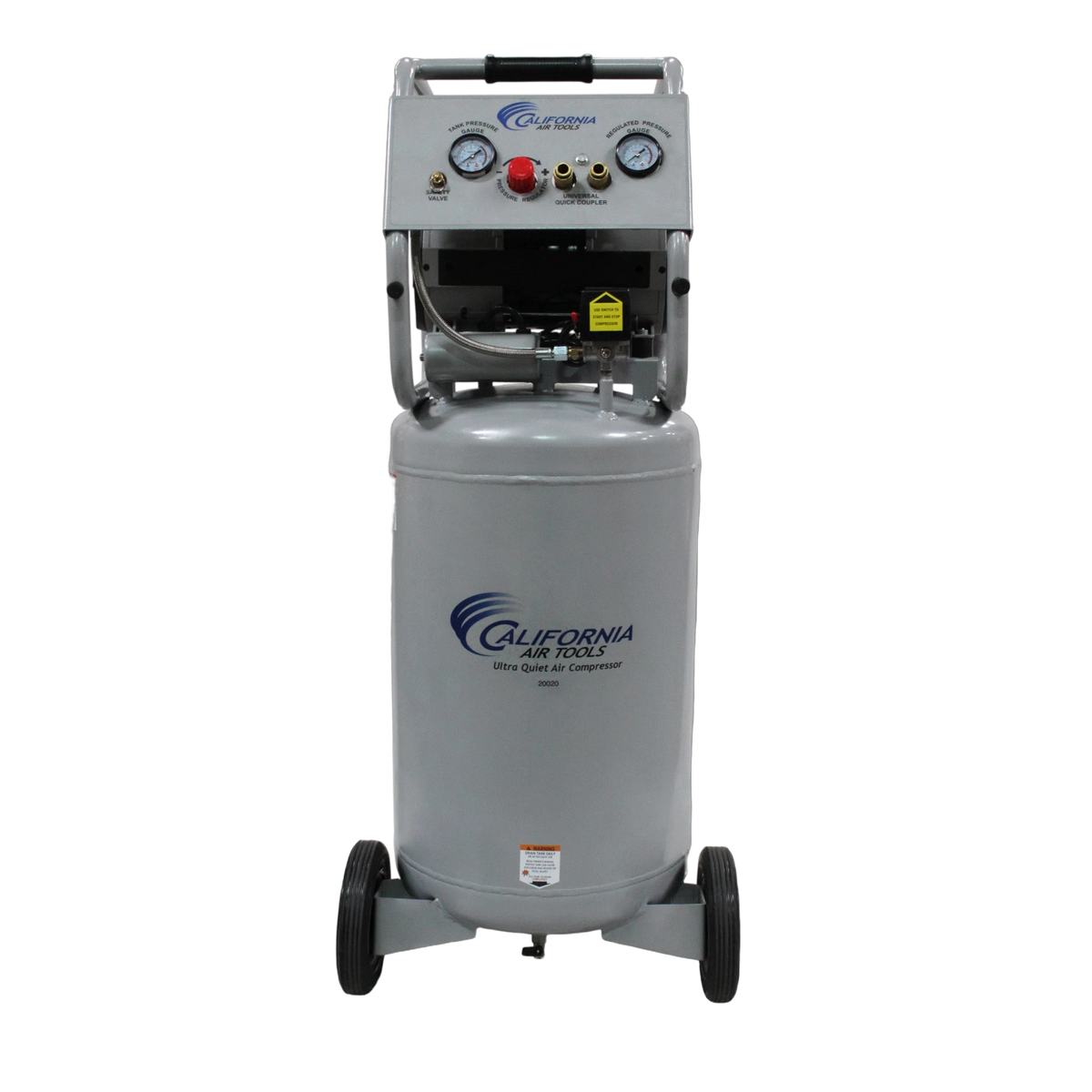 California Air Tools 20020 2.0 HP 20 Gallon Oil-Free Air Compressor – front