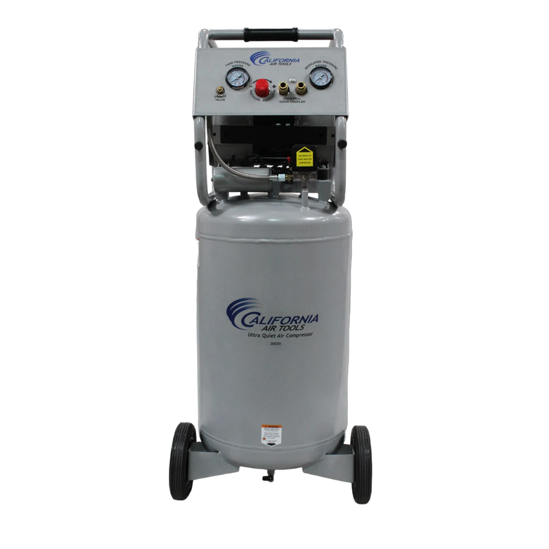 California Air Tools 20020 2.0 HP 20 Gallon Oil-Free Air Compressor – front